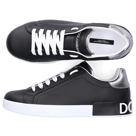 Dolce&Gabbana Men's Calfskin Portofino Low